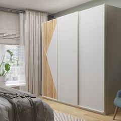 Шкаф-купе 2100 серии SOFT D7+D3+D3+B22+PL4 (по 2 ящика лев/прав+2штанги) профиль «Капучино» в Александровском - alexsandrovskoe.mebel24.online | фото 5