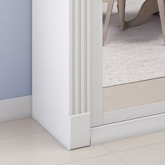 Шкаф-купе 2150 серии NEW CLASSIC K1+K1+K1+B22+PL4 (по 2 ящика лев/прав+F обр.штанга) профиль «Капучино» в Александровском - alexsandrovskoe.mebel24.online | фото 5