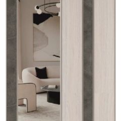 Шкаф-купе 2250 серии SILVER S5+S5+S5 B22+PL4 (по 2 ящика лев/прав+F обр.штанга) профиль «Серебро» в Александровском - alexsandrovskoe.mebel24.online | фото 11