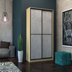 Шкаф-купе Лофт 1200 Шк12-60 (Дуб Сонома) в Александровском - alexsandrovskoe.mebel24.online | фото 13