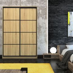 Шкаф-купе Лофт 1600 Шк16-47 (Дуб Сонома) в Александровском - alexsandrovskoe.mebel24.online | фото 7