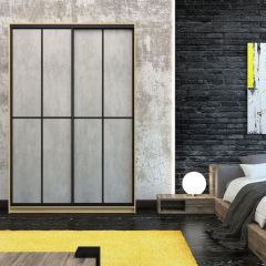 Шкаф-купе Лофт 1600 Шк16-47 (Дуб Сонома) в Александровском - alexsandrovskoe.mebel24.online | фото 13