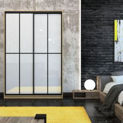Шкаф-купе Лофт 1600 Шк16-60 (Дуб Сонома) в Александровском - alexsandrovskoe.mebel24.online | фото 11