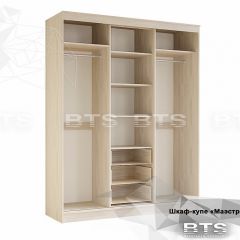 Шкаф-купе Маэстро (Ясень белый) в Александровском - alexsandrovskoe.mebel24.online | фото 4