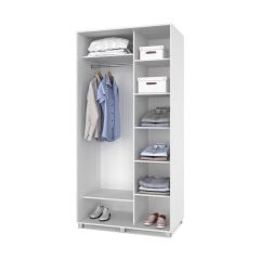 РОЛАНД Шкаф-купе с зеркалами Анкор светлый (600*1100) Р613 в Александровском - alexsandrovskoe.mebel24.online | фото 2