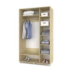 РОЛАНД Шкаф-купе с зеркалами Ирландский дуб (600*1500) Р653 в Александровском - alexsandrovskoe.mebel24.online | фото 2