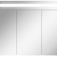 Шкаф-зеркало Аврора 85 с подсветкой LED Домино (DV8010HZ) в Александровском - alexsandrovskoe.mebel24.online | фото 4