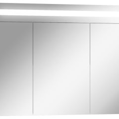 Шкаф-зеркало Аврора 90 с подсветкой LED Домино (DV8011HZ) в Александровском - alexsandrovskoe.mebel24.online | фото 1