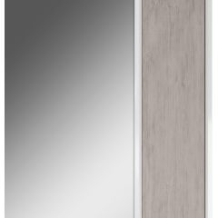 Шкаф-зеркало Uno 60 Дуб серый левый/правый Домино (DU1503HZ) в Александровском - alexsandrovskoe.mebel24.online | фото 5
