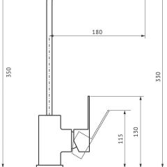 Смеситель MS-012 в Александровском - alexsandrovskoe.mebel24.online | фото 2