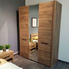 АФИНА Спальный гарнитур Дуб Крафт (модульная) в Александровском - alexsandrovskoe.mebel24.online | фото 8