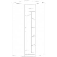 ДИАНА Шкаф угловой в Александровском - alexsandrovskoe.mebel24.online | фото 2