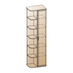 Спальня Карина композиция 3 (Ясень Асахи) в Александровском - alexsandrovskoe.mebel24.online | фото 2