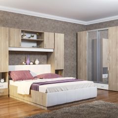 Спальный гарнитур Линда (модульный) в Александровском - alexsandrovskoe.mebel24.online | фото 2