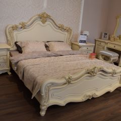 Спальный гарнитур Мона Лиза (крем) 1800 в Александровском - alexsandrovskoe.mebel24.online | фото 3
