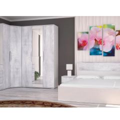 Спальный гарнитур Сорренто EVO (модульный) в Александровском - alexsandrovskoe.mebel24.online | фото 2