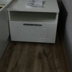 Спальный гарнитур Тиффани (БЕЛЫЙ ТЕКСТУРНЫЙ/БЕЛЫЙ) в Александровском - alexsandrovskoe.mebel24.online | фото 4