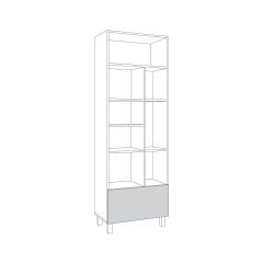 Стеллаж 13.148 Манхеттен в Александровском - alexsandrovskoe.mebel24.online | фото 2