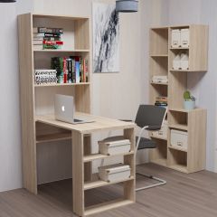 Стеллаж Элемент-1 (дуб сонома) в Александровском - alexsandrovskoe.mebel24.online | фото 6