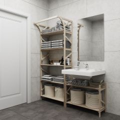 Стеллаж Конструктор Арт.СR2000-1 в Александровском - alexsandrovskoe.mebel24.online | фото 4