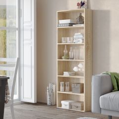 Стеллаж Лофт (Дуб сонома) в Александровском - alexsandrovskoe.mebel24.online | фото