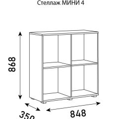 Стеллаж Мини 4 в Александровском - alexsandrovskoe.mebel24.online | фото 6
