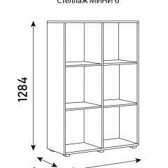 Стеллаж Мини 6 в Александровском - alexsandrovskoe.mebel24.online | фото 6