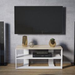 Стеллаж под ТВ Diamond Тип 3 в Александровском - alexsandrovskoe.mebel24.online | фото 4