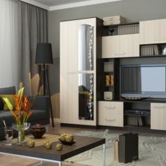 Стенка Марта 11 (Венге/Беленый дуб) в Александровском - alexsandrovskoe.mebel24.online | фото 2