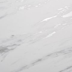 Стол BELLUNO 160 MARBLES KL-99 Белый мрамор матовый, итальянская керамика/ белый каркас, ®DISAUR в Александровском - alexsandrovskoe.mebel24.online | фото 9