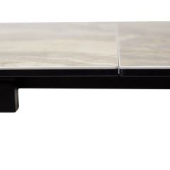 Стол IVAR 180 MARBLES KL-80 Серый мрамор, итальянская керамика, ®DISAUR в Александровском - alexsandrovskoe.mebel24.online | фото 2
