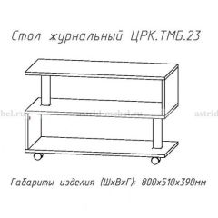 Стол журнальный №23 в Александровском - alexsandrovskoe.mebel24.online | фото 4
