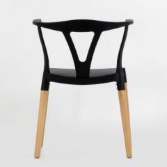 Стул Barneo N-218 Wishbone интерьерный кухонный черный в Александровском - alexsandrovskoe.mebel24.online | фото 2