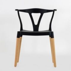 Стул Barneo N-218 Wishbone интерьерный кухонный черный в Александровском - alexsandrovskoe.mebel24.online | фото 3