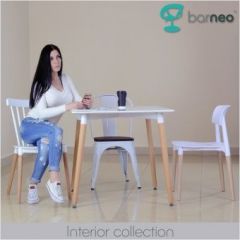 Стул Barneo N-220 интерьерный кухонный белый в Александровском - alexsandrovskoe.mebel24.online | фото 2