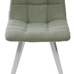 Стул CHILLI SQUARE UF860-11B мятный, ткань/ белый каркас М-City в Александровском - alexsandrovskoe.mebel24.online | фото 3