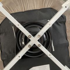 Стул MAVERICK 360 град. поворот. BLUVEL-40 BEIGE/ белый каркас, М-City в Александровском - alexsandrovskoe.mebel24.online | фото 5