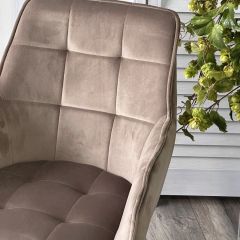 Стул MAVERICK 360 град. поворот. BLUVEL-40 BEIGE/ черный каркас, М-City в Александровском - alexsandrovskoe.mebel24.online | фото 6