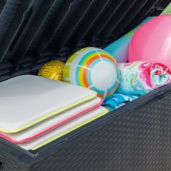 Сундук CAPRI STORAGE BOX 305 L антрацит в Александровском - alexsandrovskoe.mebel24.online | фото 2