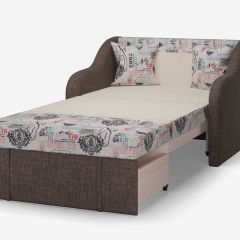 ТОМ Диван детский Hotel/Bravo dark brown в Александровском - alexsandrovskoe.mebel24.online | фото 2