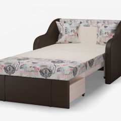 ТОМ Диван детский Hotel/к/з Reex browm в Александровском - alexsandrovskoe.mebel24.online | фото 2