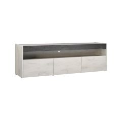Тумба под ТВ 13.272 (Дуб Белый CRAFT, Интра) в Александровском - alexsandrovskoe.mebel24.online | фото