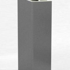 Угловое соединение для цоколя 135 гр. h150 мм (Алюминий, Белый, Черный, Сономаый) в Александровском - alexsandrovskoe.mebel24.online | фото