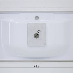 Умывальник мебельный "Milen 75" в Александровском - alexsandrovskoe.mebel24.online | фото 8