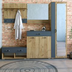 Вешалка НКМ Бостон Секция 10 в Александровском - alexsandrovskoe.mebel24.online | фото 2