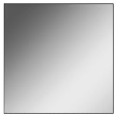 Зеркало Corsica 500х500 black без подсветки Sansa (SB1063Z) в Александровском - alexsandrovskoe.mebel24.online | фото 1