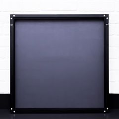 Зеркало Corsica 600х600 black без подсветки Sansa (SB1064Z) в Александровском - alexsandrovskoe.mebel24.online | фото 3