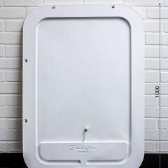Зеркало Elis 100 white с подсветкой Sansa (SEe1045Z) в Александровском - alexsandrovskoe.mebel24.online | фото 5