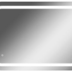 Зеркало Elis 100 white с подсветкой Sansa (SEe1045Z) в Александровском - alexsandrovskoe.mebel24.online | фото