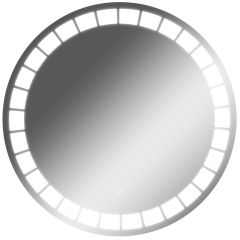Зеркало Маскат 700х700 с подсветкой Домино (GL7057Z) в Александровском - alexsandrovskoe.mebel24.online | фото